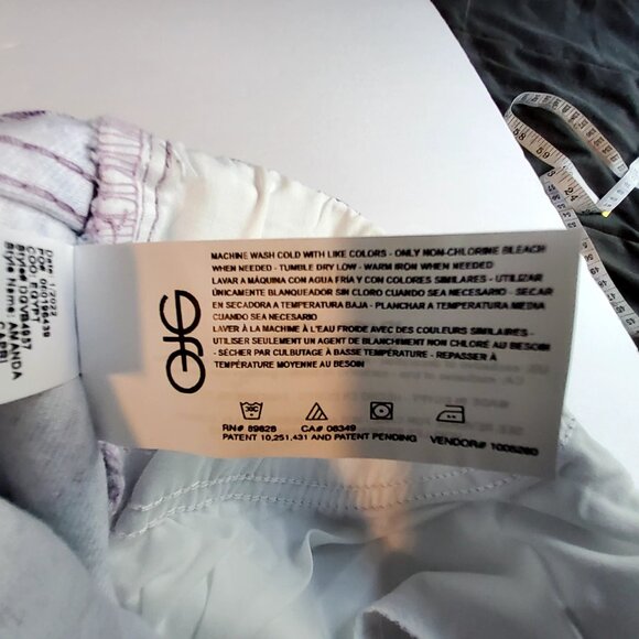 Gloria Vanderbilt Amanda Capri Jeans Lavender Kiss Prussian Paisley Print Size18 - Picture 6 of 16